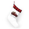 Buffalo Plaid Truck Trees Christmas Stockings