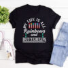 My Life Is All Rainbows Phlebotomy Butterfly Shirt