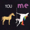 You Me Funny Unicorn Pole Dancing Shirt TShir