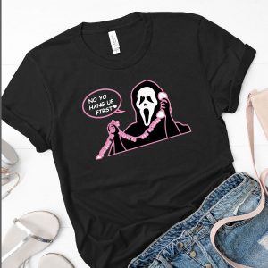 No You Hang First Ghost Scream Face Shirt