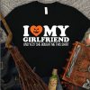 I Love My Girlfriend I Heart My GF Halloween Couples Shirt