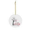 I Am Always With You Cardinal Ceramic Ornaments