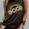 Good Vibes Tee, Good Vibes Shirt Rainbow Summer Good Vibes Tank