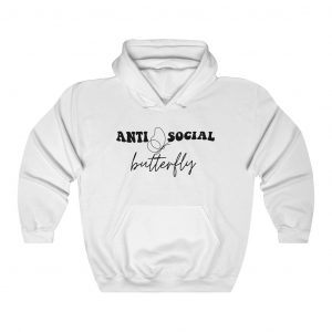 Social Butterfly Hoodie Trendy Tumblr Hoodie High Quality Clothing