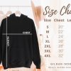 1850 Size Chart Hoodie