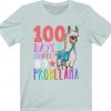 100 Days Of School No Prob Llama Shirt