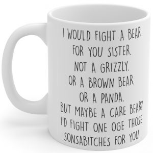 funny sister in law gift coffee mug