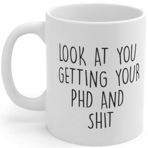 funny doctoral graduation gift
