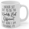 worlds best officiant mug