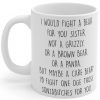 funny sister in law gift coffee mug