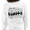 You Are Enough Groovy Inspiration Hoodie