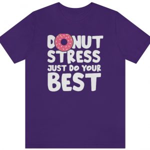 donut stress teachers tshirt