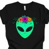 alien mystic flower tshirt