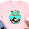 stay weird ufo shirt