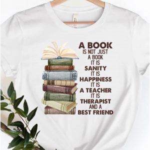 a book is not just a book tshirt