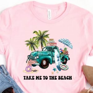 summer truck take me to the beach tshirt