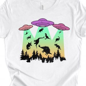 ufo alien retro vintage tshirt