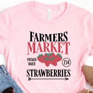 farmers market strawberries shirt