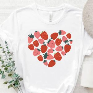 strawberiess heart shirt