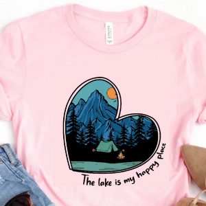 the lake is my happy place shirt