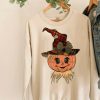 halloween scarecrow cute pumpkin sweatshirt
