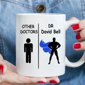 personalized hero doctor mug gift for him