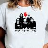 halloween horror movies friends ballon tshirt