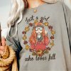 a girl loves fall shirt