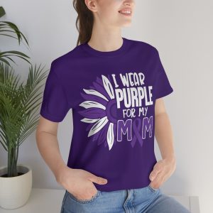 i wear purple for my mom tshirt
