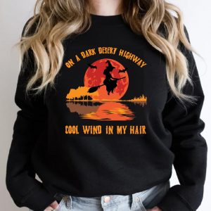 on a dark desert highway halloween sweatshirt