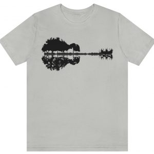 nature guitar t shirt musician