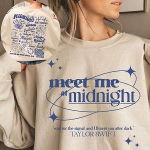 meet me At midnight 2 side sweatshirt album