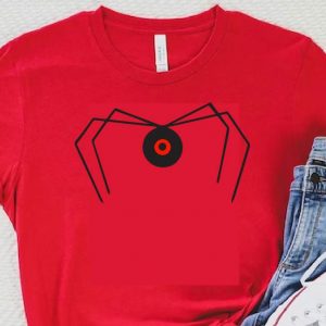 walking eye spider robot shirt