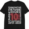 10th wedding anniversary 2023 Shirt