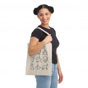 namaste tote bag
