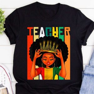black woman teacher shirt
