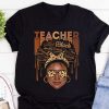 teacher black women shirt