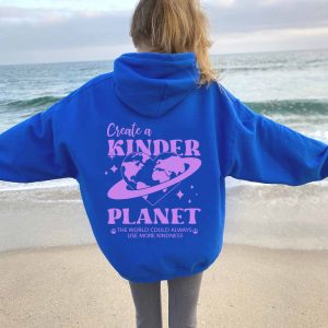 create a kinder planet hoodie