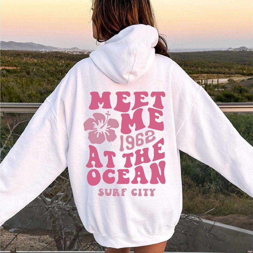 meet me at the ocean hoodie