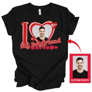 I love my bf custom photo shirt