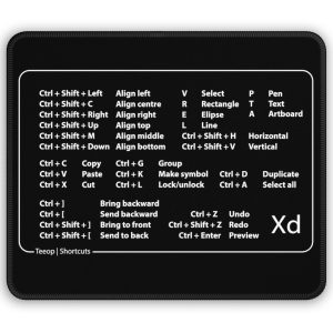 adobe xd mousepad shortcuts