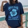 ocean beach wild wave shirt
