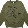 self care frog sweatshirt