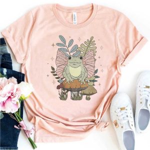 fairy butterfly magic frog shirt