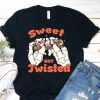 christmas sweet but twisted shirt