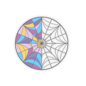 Ophelia Hall Window Sticker, wednesday Window Kiss-Cut Stickers