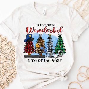 police christmas trees shirt