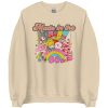 80s care bear and strawberry sweatshirt