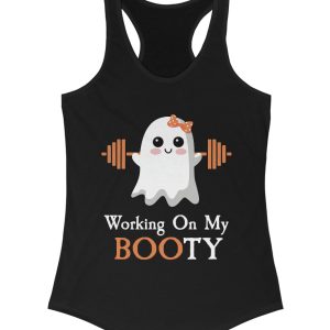 working on my booty shirt gym shirt