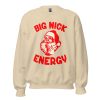 Big Nick Energy Sweatshirt, Retro Santa Big Nick Energy